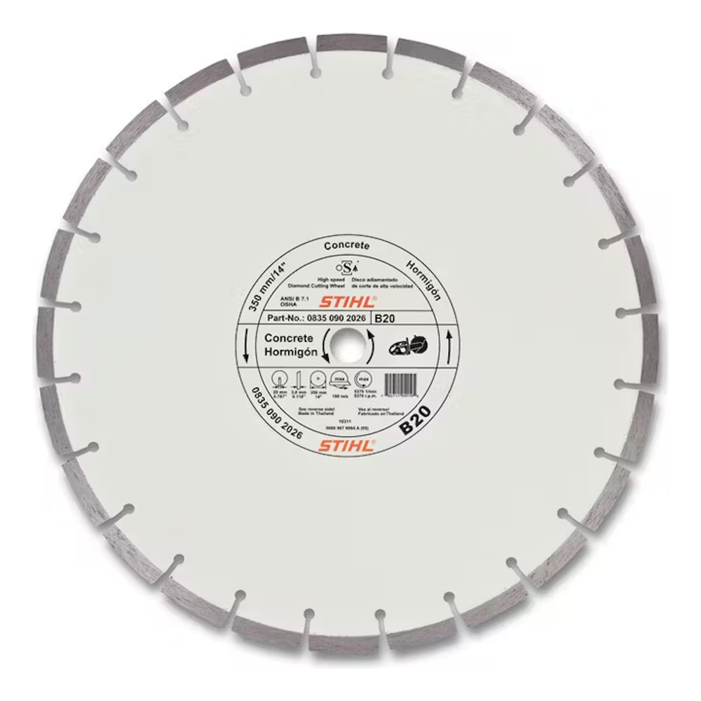 Stihl Diamond Cut Off Wheel / Cutting Disc for Concrete | Stihl by KHM Megatools Corp. Stihl Diamond Cut Off Wheel / Cutting Disc for Concrete | Stihl by KHM Megatools Corp.